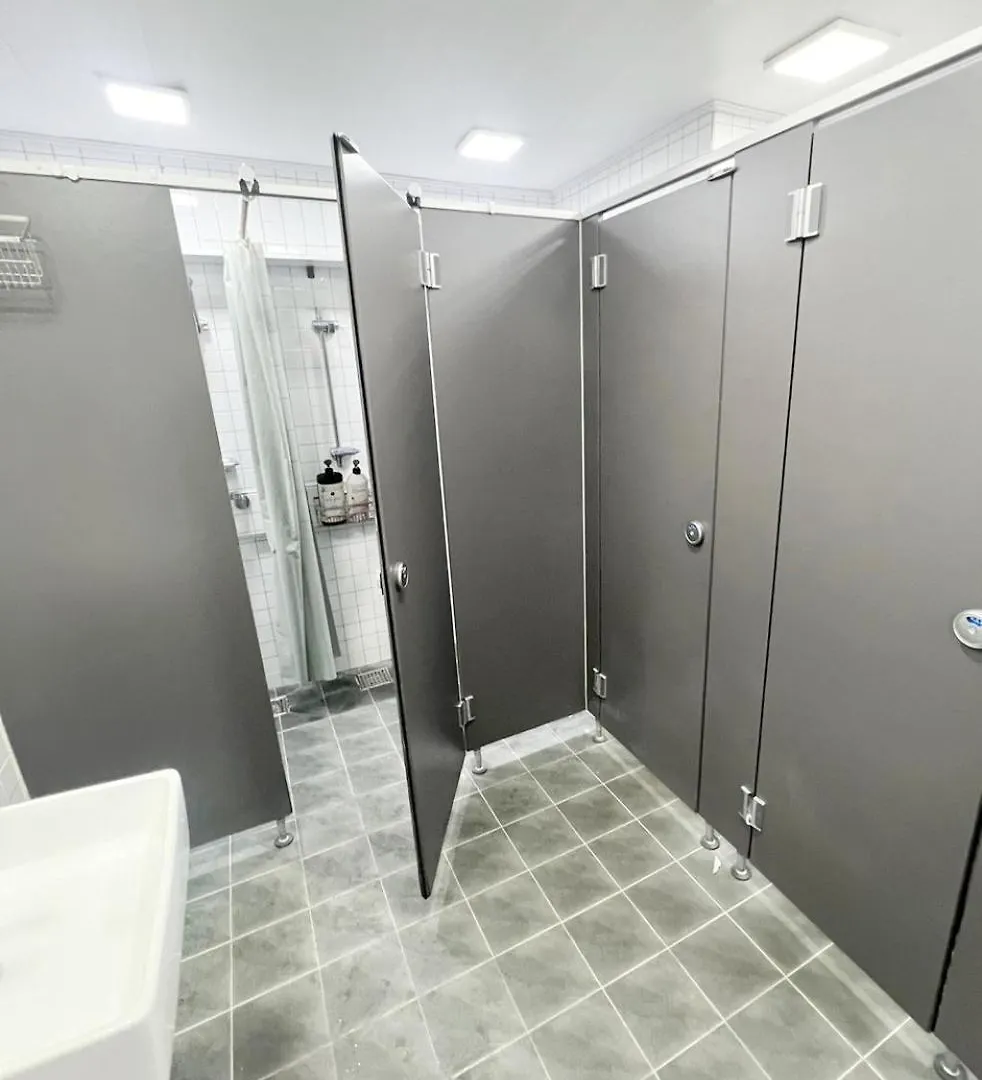 Capsule hotel Hongdae Hapjeong Hostel-220-Man Only Seoul South Korea